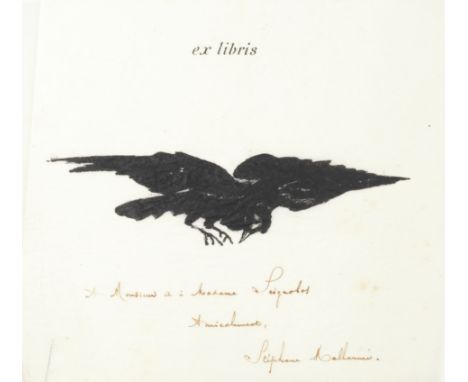 MANET (EDOUARD)POE (EDGAR ALLAN) Le Corbeau; The Raven: Poëme, traduction française de Stéphane Mallarmé avec illustrations p