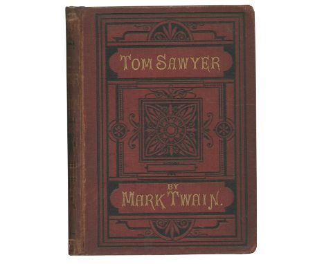 CLEMENS (SAMUEL L.) 'Mark Twain'The Adventures of Tom Sawyer, FIRST EDITION,  preliminary advertisement leaf, final leaf with