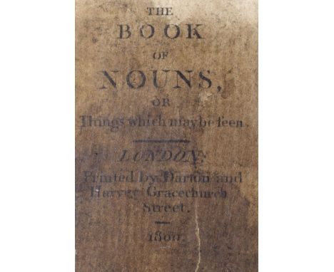 MINIATURE DICTIONARYThe Book of Nouns, or Things That May Be Seen, FIRST EDITION,  128pp., 63 full-page woodcut illustrations