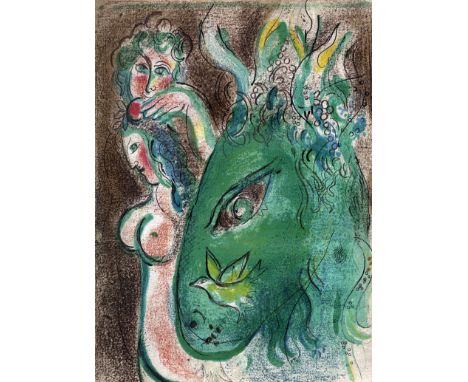 CHAGALL (MARC)Drawings for the Bible. Verve Nos. 37-38,  24 colour lithographed plates by Chagall, numerous illustrations, te