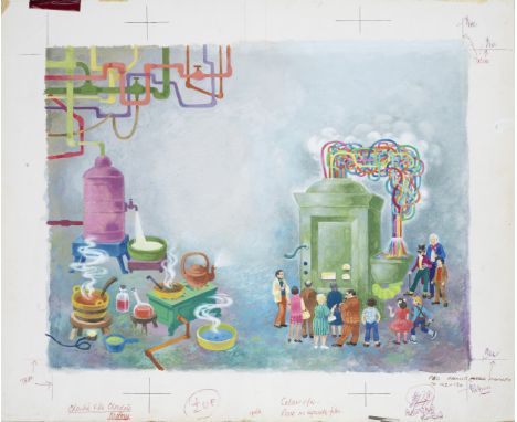 JAQUES (FAITH) - ROALD DAHL'Charlie and the Chocolate Factory', the original artwork for the covers of the first paperback ed