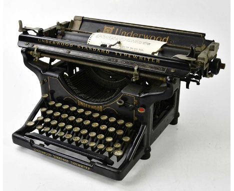 UNDERWOOD; a vintage standard typewriter.