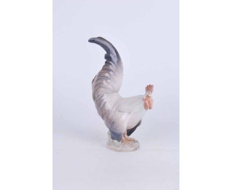 Royal Copenhagen porcelain model of a cockerel, model number 1025, 18.5cm H