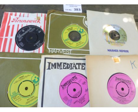 Records : Great selection of 6 cherished rock 45's inc The Who, Deep Purple &amp; the Nice excellent &amp; better conditions