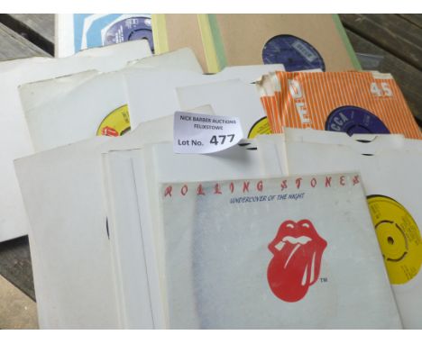 Records : Rolling Stones - collection of 24 45's - good lot