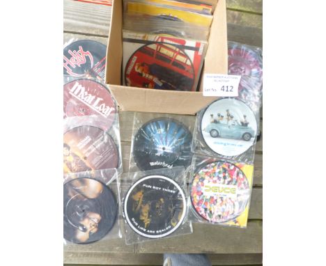 Records : 30+ 7" picture discs inc Motorhead, Helix, Michael Jackson etc