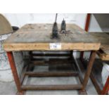 Metal Frame Bench