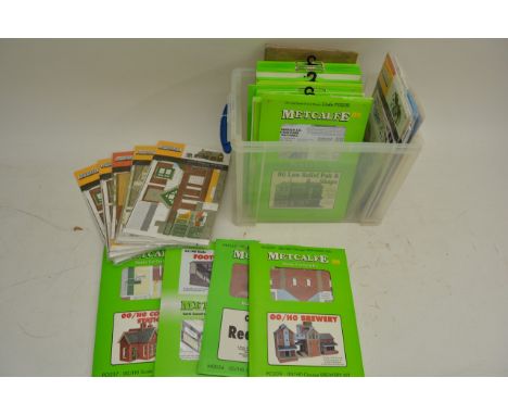 A collection of sealed Metcalfe H0/00 scale model building kits, together with Superquick and Pireme