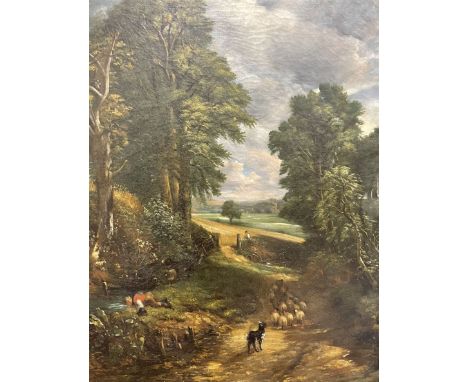 Studio of John Constable (British 1776-1837): ‘The Cornfield’, oil on canvas unsigned 90cm x 70cmProvenance: formerly hung at