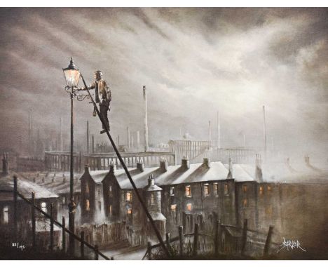Bob Barker (b.1954) "With Ladder & With Light" Signed and numbered 83/195, giclee canvas, 51cm by 65cmWith Washington Green c