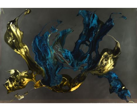Ilya Petrovic (British b.1962), 'Blue Angel', screenprint with glaze, signed and numbered 11/25 by the artist in pencil, shee
