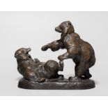 August Gaul. „Spielende Bären“. 1899