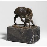 August Gaul. „Esel, am Bein knabbernd“. 1915