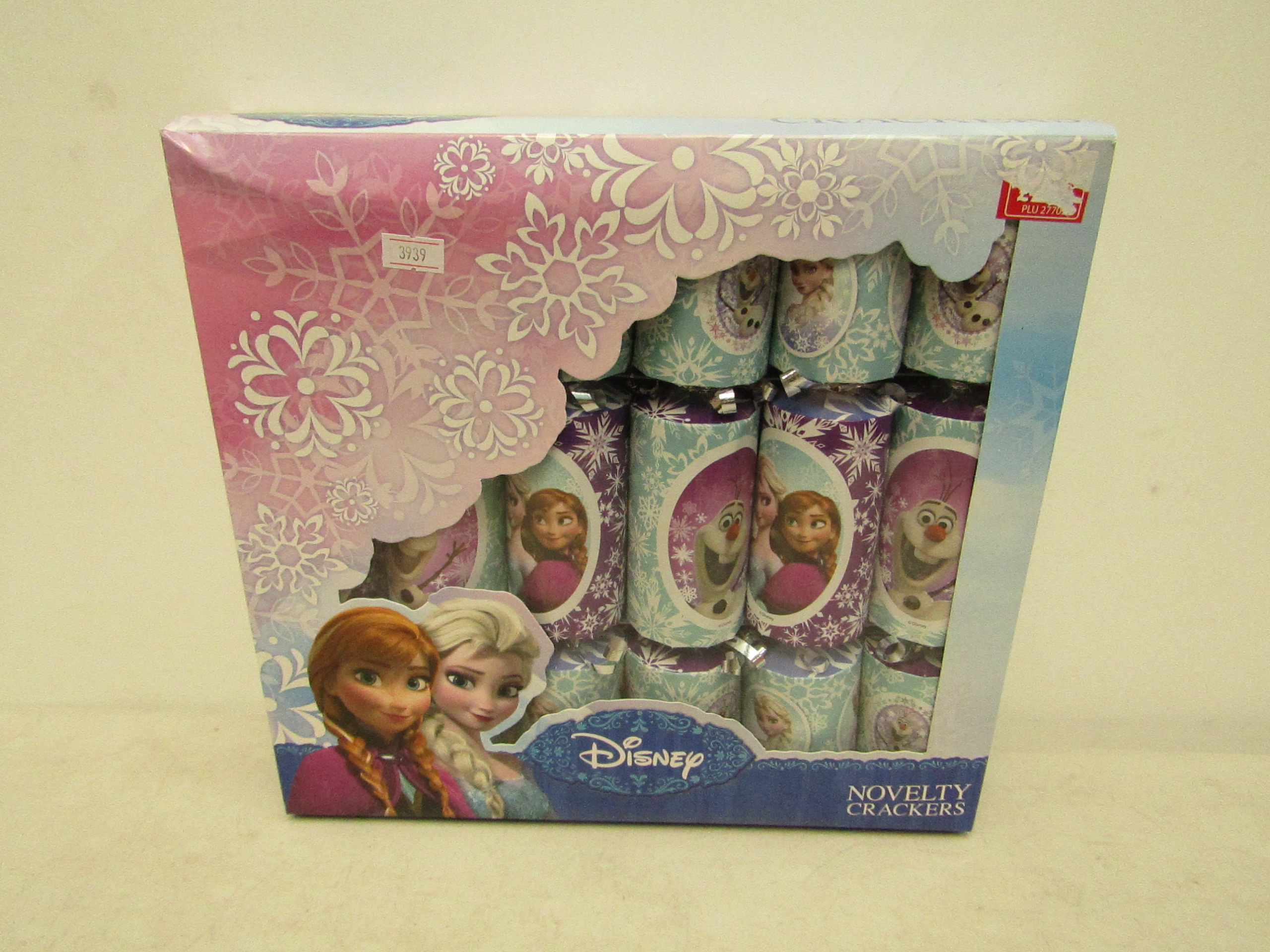 Box of 6 packs, each containing 6x Disney Frozen novelty Christmas