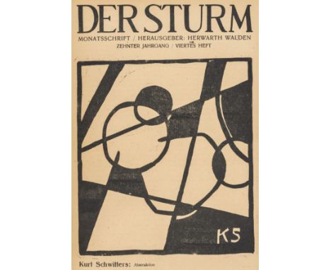 Der Sturm. Monatsschrift für Kultur und Künste. Herausgeber: Herwarth Walden. 10. Jahrgang (12 Hefte) und 11. Jahrgang (6 Ein