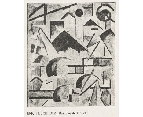 Der Sturm. Dezember 1921 Hundertdritte Ausstellung. Erich Buchholz. Gemälde - Aquarelle - Holzbilder. Versteigerungsausstellu