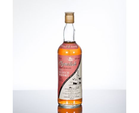CLYNELISH 12 YEAR OLD
Finest Highland Malt Scotch Whisky by Ainslie & Heilbron, bottled by Gordon & MacPhail. 75cl, 57% volum