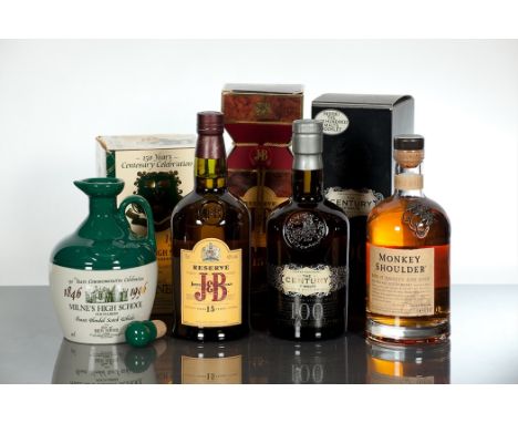 CHIVAS BROTHERS CENTURY OF MALTS 
A Vatting of 100 Single Malt Scotch Whiskies. 70cl, 40% volume, 40 ° G.L., with booklet, in