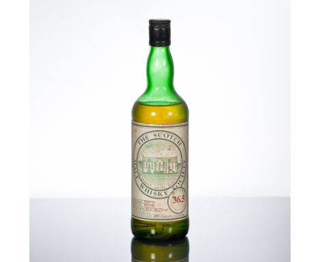 BENRINNES SMWS 36.5
Cask strength single Speyside malt whisky, distilled in March 1974 and bottled in November 1988 for the S