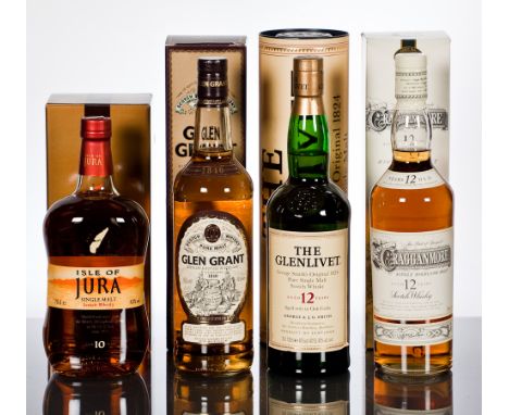 CRAGGANMORE 12 YEAR OLD
Single Highland Malt Whisky. 70cl, 40% volume, in carton.
ISLE OF JURA 10 YEAR OLD
Single Island Malt