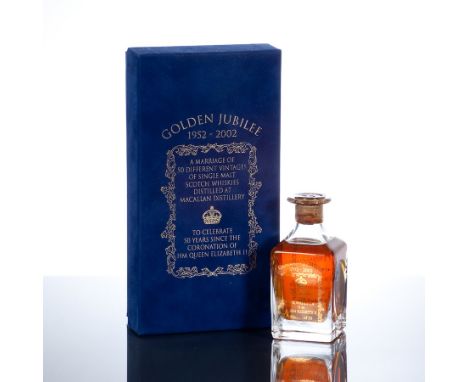 MACALLAN GOLDEN JUBILEE MARRIAGE OF 50 DIFFERENT VINTAGES
A marriage of 50 different vintages of single malt Scotch whiskies 
