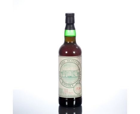 SPRINGBANK SMWS 27.39
Cask strength single Campbeltown malt whisky, distilled in December 1964 and bottled in June 1996 for t