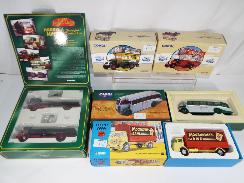 a collection of diecast model motor vehicles by to