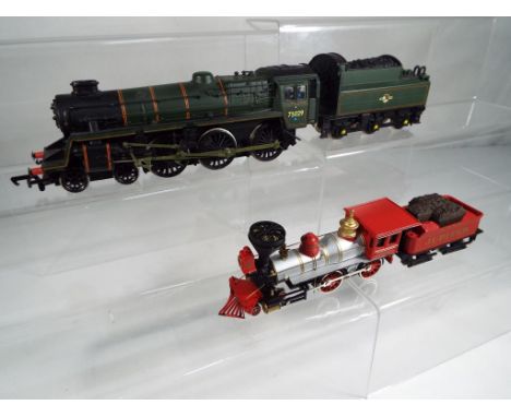 Model Railways - an Airfix Railway System HO scale Central Pacific Jupiter 4 - 4 - 0 locomotive with tender, boxed  also incl