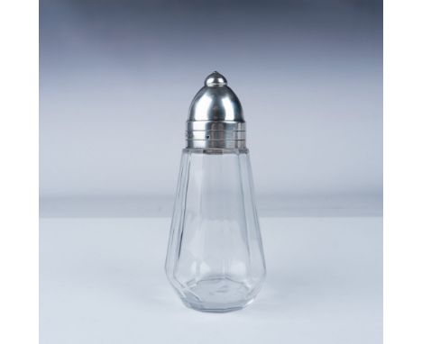 A sophisticated sugar shaker by Christofle, the renowned French silversmith celebrated for their exceptional craftsmanship an