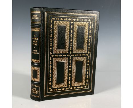 A limited first edition published by The Franklin Library, Pennsylvania, 1980. Dark olive green leather bound featuring an el