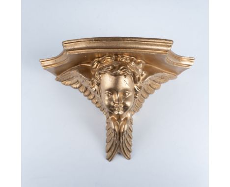 Fantastic wall shelf angel bust with wings sure to add a sense of uniqueness to your wall space. Issued: 20th centuryDimensio