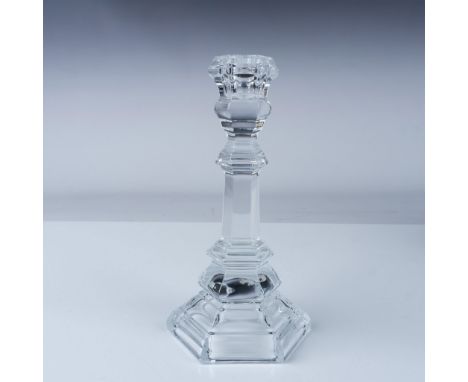 This elegant hexagonal candlestick holder by Tiffany &amp; Co. exemplifies timeless craftsmanship. Made in the USA, this piec
