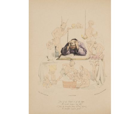Faed (John) Legend of St.Swithin: A Rhyme for Rainy Weather, first edition, half-title, hand-coloured lithographed frontispie
