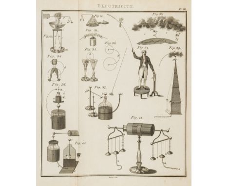 Walker (Adam) A System of Familiar Philosophy: in Twelve Lectures, first edition, half-title, 47 folding engraved plates, a c