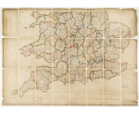 England and Wales.- Ordnance Survey.- Index to the Ordnance Survey of England and Wales, engraved map with outline hand-colou