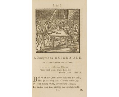 [Watson (Thomas)] The Oxford Sausage; or, Select Poetical Pieces, first edition, engraved illustrations, faint spotting, smal
