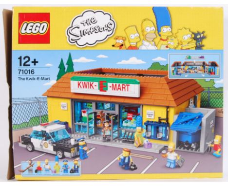 THE SIMPSONS LEGO: An original Lego Simpsons boxed set 71016 The Kwik E Mart. Within the original box, with instruction manua
