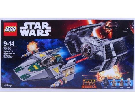 STAR WARS: An original Lego Star Wars set 75150 Vader's TIE Advanced Vs A-Wing Starfighter. Factory sealed, unused. 