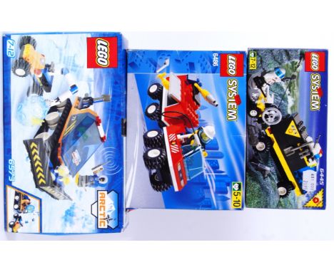VINTAGE LEGO: A collection of 3x vintage Lego sets - 6445 Res-Q, 6486 Fire Engine and 6573. All within the original boxes.NOT