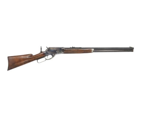 A .40-60 (Marlin) 'Model 1881' lever-action rifle by Marlin, no. 3507 retailed by V. Kindler (circa 1881-83)The blued receive