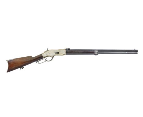 A Nimschke signed and engraved .44 (R.F.) 'Model 1866' lever-action rifle by Winchester, no. 35854 (circa 1870)The 'Third Mod