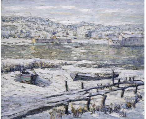 Ernest Lawson (1873â€“1939) was a Canadian-American painter known for his contributions to American Impressionism and his dep