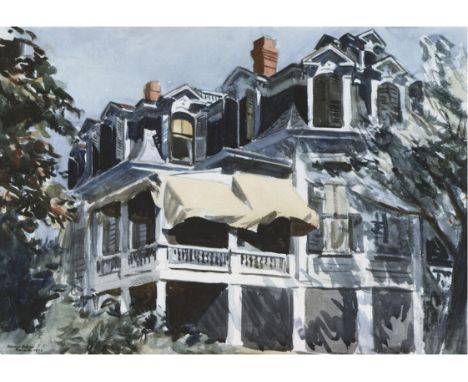 Edward Hopper (1882â€“1967) was a prominent American realist painter known for his iconic and evocative depictions of urban a