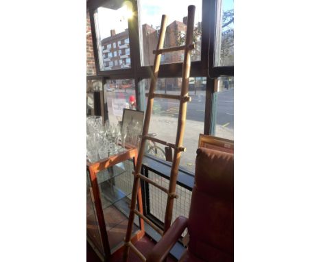 A 20th Century bamboo ladder.