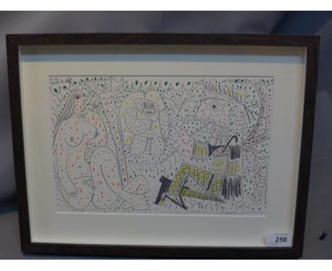 Pablo Picasso (1881-1973)(After), 'Two Nudes', 1962, offset lithograph. 20cm X 30cm