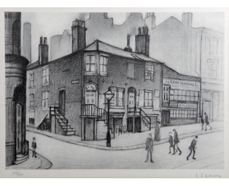 LAURENCE STEPHEN LOWRY (1887-1976), Great Ancoats Street, Manchester, offset lithograph, limited edition 516/850, signed in p