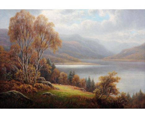 WILLIAM EVERETT MELLOR (1878-1965), "A Peep of Ullswater" and "Ullswater from the Hills", oils on panel, a pair, signed, insc
