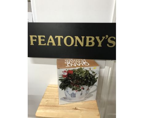 GIANT TEA CUP PLANTER ( IN BOX )