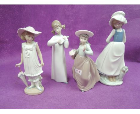A selection of vintage figures and figurines by NAO