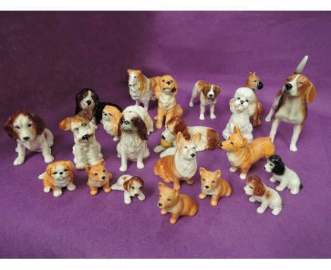 Twenty One modern Sylvac studies, Dogs, various